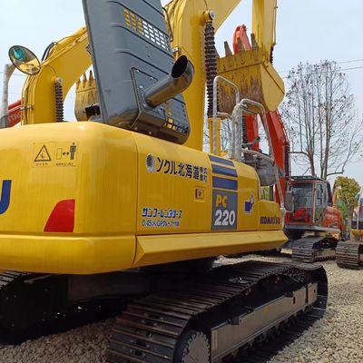 Χρησιμοποιούμενος εξορυκτής Komatsu PC220 με 0-2000 ώρες εργασίας και 22 τόνους λειτουργικού βάρους