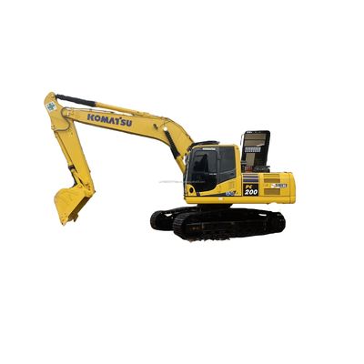 Εκσκαφέας 20 τόνων Komatsu PC200 με ισχύ 195kw Ιαπωνία Χρησιμοποιούμενος υδραυλικός εκσκαφέας Crawler