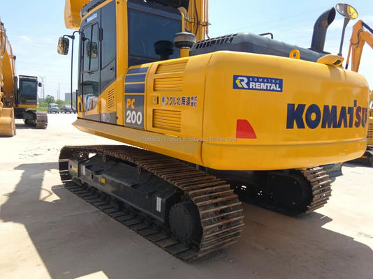 Εκσκαφέας 20 τόνων Komatsu PC200 με ισχύ 195kw Ιαπωνία Χρησιμοποιούμενος υδραυλικός εκσκαφέας Crawler
