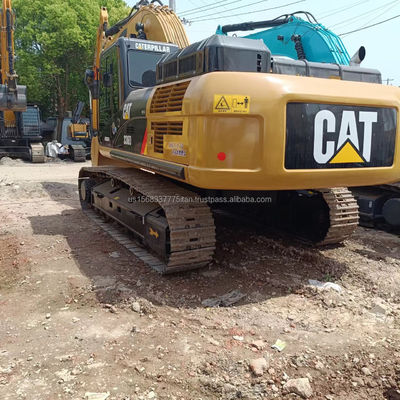Χρησιμοποιούμενη εκσκαφέας Cat 336D με χαμηλό ωράριο εργασίας 0-2000 και βάρος μηχανής 37200 KG