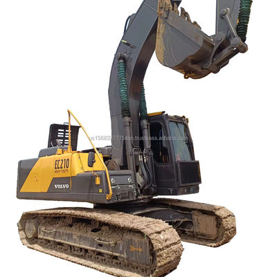 Χρησιμοποιούμενος εξορυκτής VOLVO EC210 με αρχική υδραυλική βαλβίδα και 0-2000 ώρες εργασίας