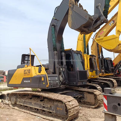Χρησιμοποιούμενος εξορυκτής VOLVO EC210 με αρχική υδραυλική βαλβίδα και 0-2000 ώρες εργασίας