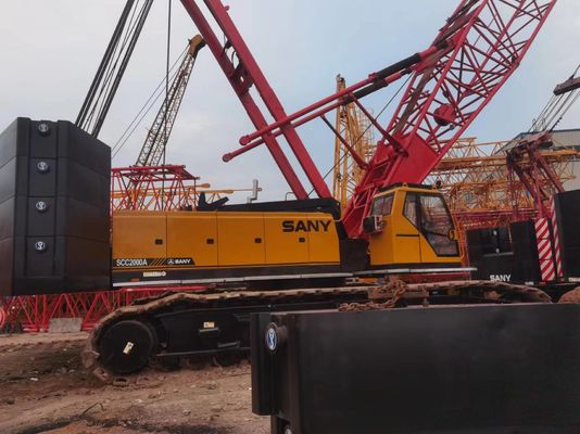 Χρησιμοποιούμενος γερανό SANY200ton με άλλο υδραυλικό κύλινδρο Εξαιρετική απόδοση