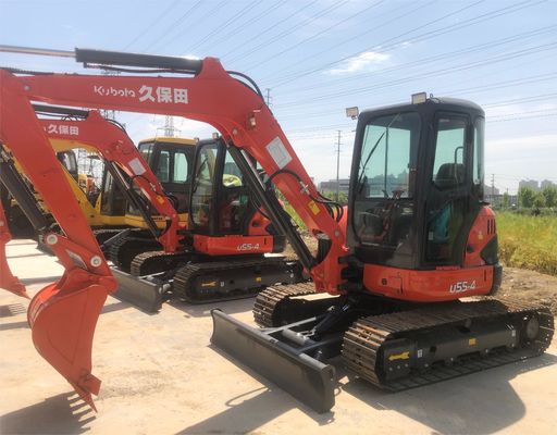 Δωρεάν αποστολή 25 kw Kubota KX U55 Κινέζικη Μικρή Μικροσκαφή EPA Ton 5.5ton Μίνι Excavator
