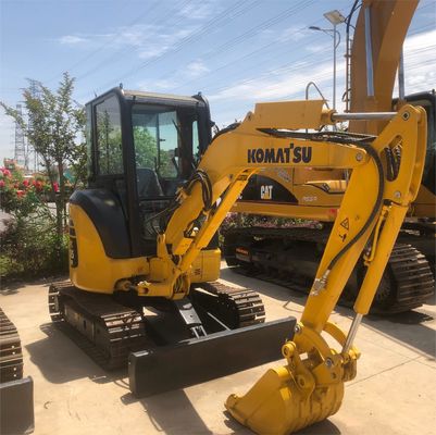 Μίνι εξορυκτής Komatsu PC35 3,5 τόνων λειτουργικό βάρος με αρχικό υδραυλικό κύλινδρο