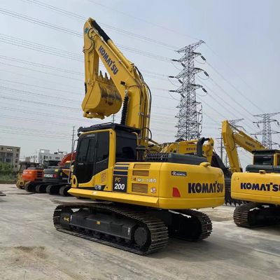 Χρησιμοποιούμενη Ιαπωνία Αρχική Komatsu PC200 Εκσκαφέας 20 Τόνων Καλή κατάσταση 2016 Έτος