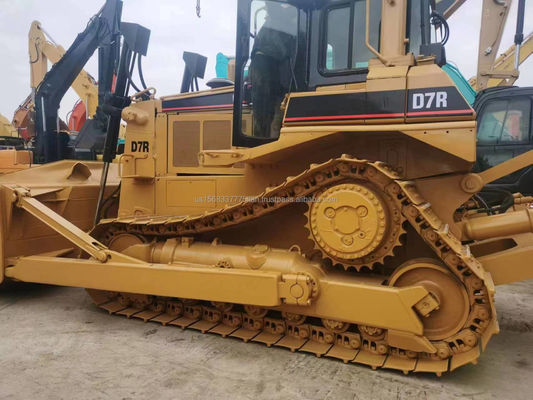 Εισαγόμενο μεταχειρισμένο bulldozer Cat D7R εξοπλισμός μεταφοράς γης με χωρητικότητα 7.5
