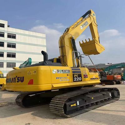 Αρχική υδραυλική βαλβίδα Komatsu PC220 Excavator Δεύτερο χέρι 0-2000 ώρες εργασίας τώρα