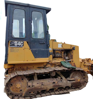 Χρησιμοποιημένη μπουλντόζα CAT D4C για εξοπλισμό μεταφοράς γης σε άριστη κατάσταση λειτουργίας