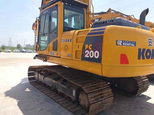 Εγγύηση CE EPA Χρησιμοποιούμενος εξορυκτής Komatsu PC220 με 119 kw ισχύ και 22000 KG βάρος
