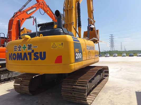 Εγγύηση CE EPA Χρησιμοποιούμενος εξορυκτής Komatsu PC220 με 119 kw ισχύ και 22000 KG βάρος