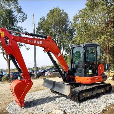 6Εκσκαφέας 5 τόνων KUBOTA KX165 με 0-2000 ώρες εργασίας και χωρητικότητα 0.2M3