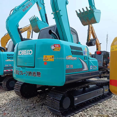 Kobelco SK75-8 Mini Χρησιμοποιούμενη υδραυλική ανασκαφή με κινητήρα 42kw σε καλή κατάσταση