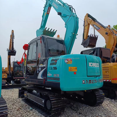 Kobelco SK75-8 Mini Χρησιμοποιούμενη υδραυλική ανασκαφή με κινητήρα 42kw σε καλή κατάσταση