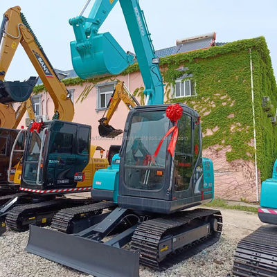 Kobelco SK75-8 Mini Χρησιμοποιούμενη υδραυλική ανασκαφή με κινητήρα 42kw σε καλή κατάσταση