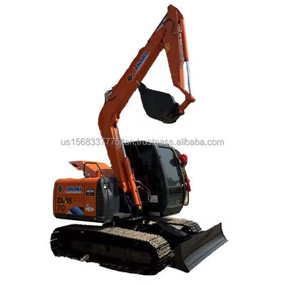 7000 KG Χρησιμοποιούμενος Hitachi ZX70 7ton Mini Excavator από την Ιαπωνία με και Hyperkinesis