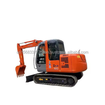 Μίνι Hitachi ZX60 εκσκαφέας 6ton κατασκευασμένο στην Ιαπωνία με αρχική υδραυλική αντλία από το 2016