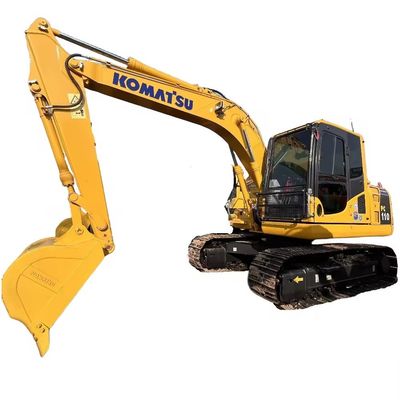 11TON Komatsu Excavator PC110-7 PC110-8 Χρησιμοποιούμενη μηχανή με αρχική υδραυλική αντλία