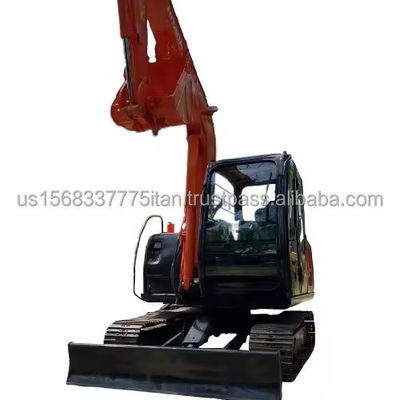 Η Hitachi ZX60 6 τόνων και Υπερκινησία Χρησιμοποιούμενος εκσκαφέας 6 τόνων Μίνι εκσκαφέας στην Ιαπωνία