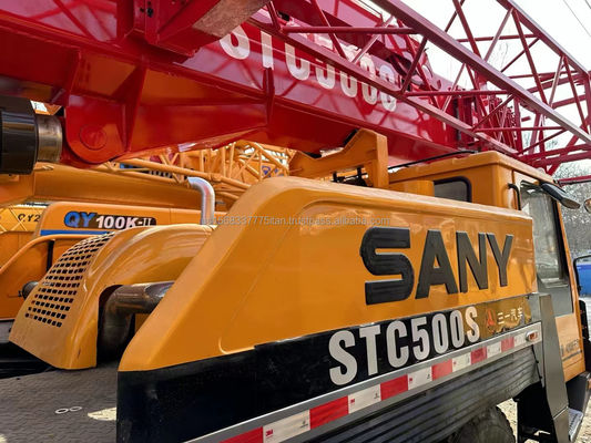 SANY STC500S 50 τόνων γερανό σε καλή κατάσταση και εξαιρετική απόδοση για την κατασκευή