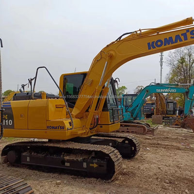 2016 Ιαπωνία Χρησιμοποιήθηκε Komatsu PC110 Εκσκαφέας 11 Τόνων με Αρχική Υδραυλική Αντλία στην Ιαπωνία