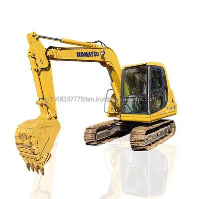 6 τόνων Komatsu PC60 Χρησιμοποιούμενος εξορυκτής με αρχική υδραυλική βαλβίδα και χαμηλό ωράριο εργασίας