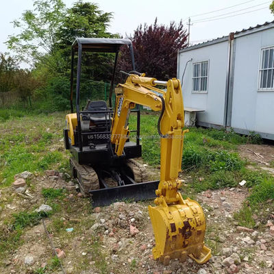 2016 Komatsu PC18 Mini Excavator Χρησιμοποιούμενος υδραυλικός αναπηρικός εκσκαφέας 2 τόνων λειτουργικό βάρος