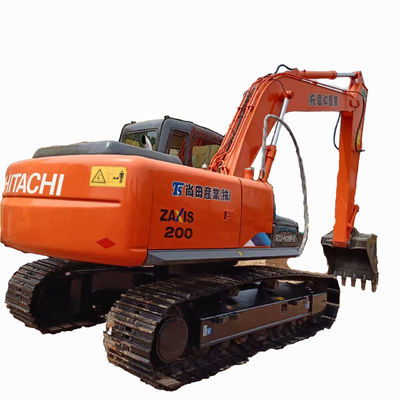 Η Hitachi ZX200 Excavator με αρχική υδραυλική αντλία και επαρκές απόθεμα έτοιμη για αποστολή