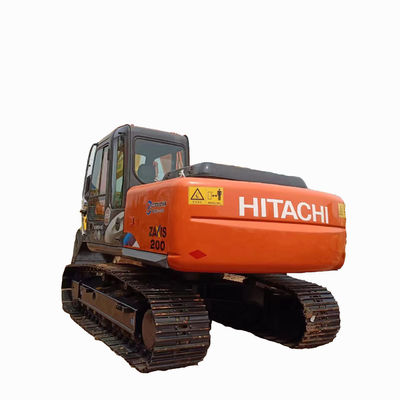 20ton Hitachi ZX200 Excavator Ιαπωνία Χρησιμοποιούμενη κατασκευαστική μηχανή με χαμηλό βάρος μηχανής