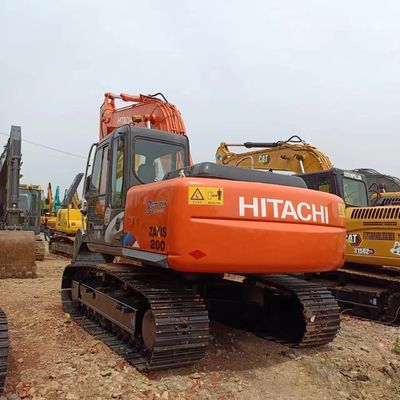 98kw Hitachi zx200 90% 12 τόνων μεταχειρισμένο EPA σκάφτη μηχανή χρησιμοποιημένο εκσκαφέα